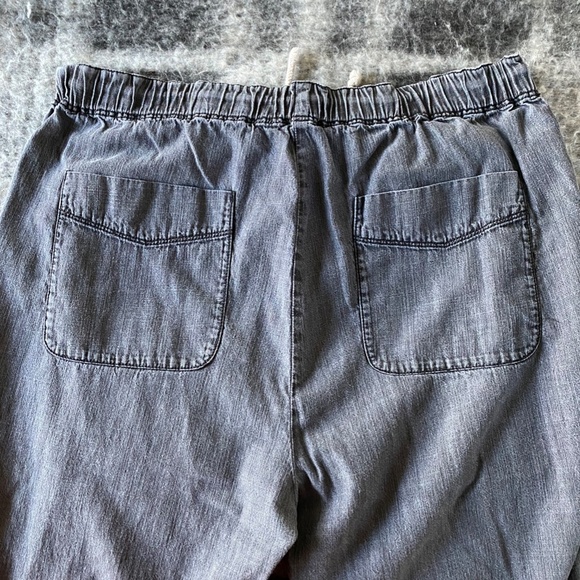 Fisher Project Chambray Dark Gray Drawstring Pants - Picture 5 of 9